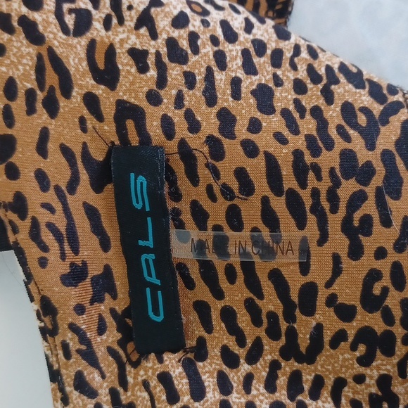 NEW!Cheetah Animal Print Dress 5387 - Picture 4 of 6